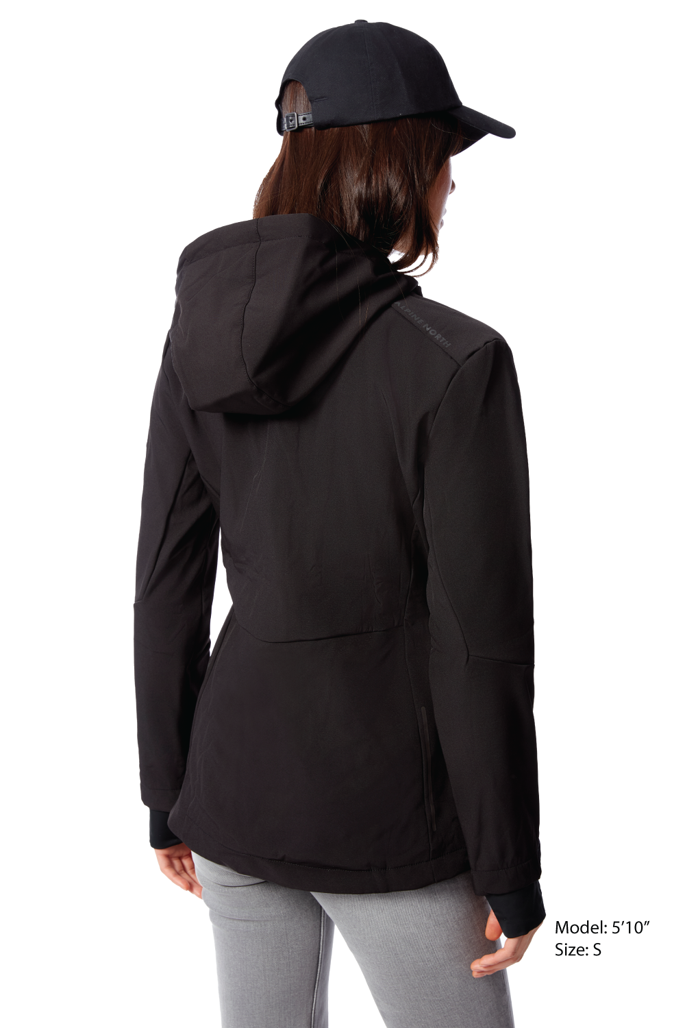 MACKENZIE | COUPE-VENT SOFTSHELL DOUBLÉ EN POLAIRE POUR FEMME, NOIR