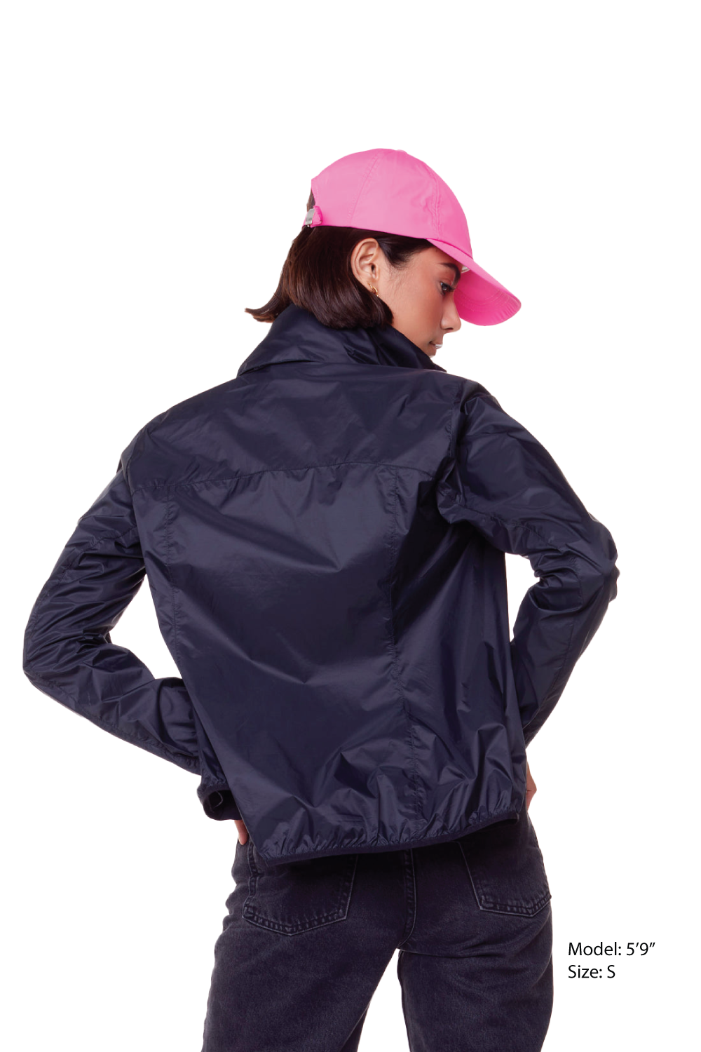 PELLY | WOMEN'S (RECYCLED) ULTRALIGHT WINDSHELL JACKET, BLACK
