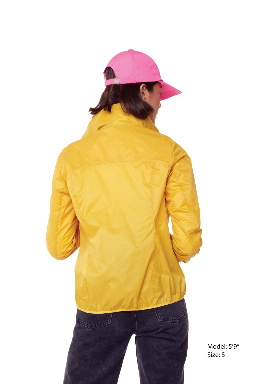 PELLY | VESTE COUPE-VENT ULTRA-LÉGÈRE (RECYCLÉE) POUR FEMME, JAUNE