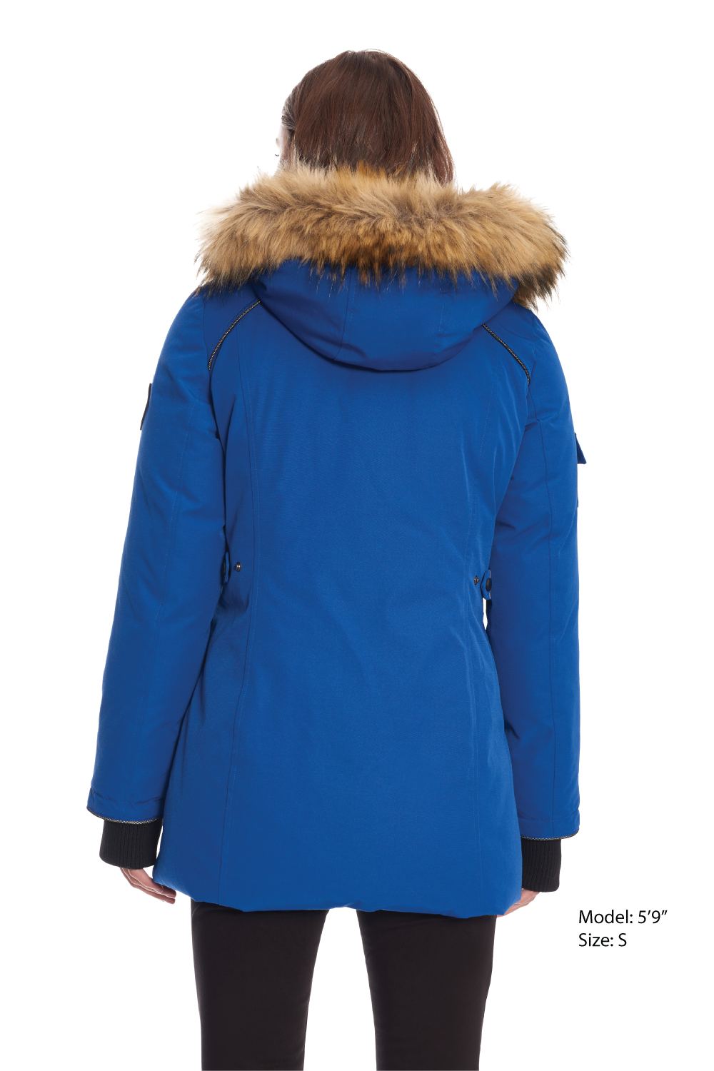 GLACIER | PARKA EN DUVET VÉGAN (RECYCLÉE) POUR FEMME, COBALT