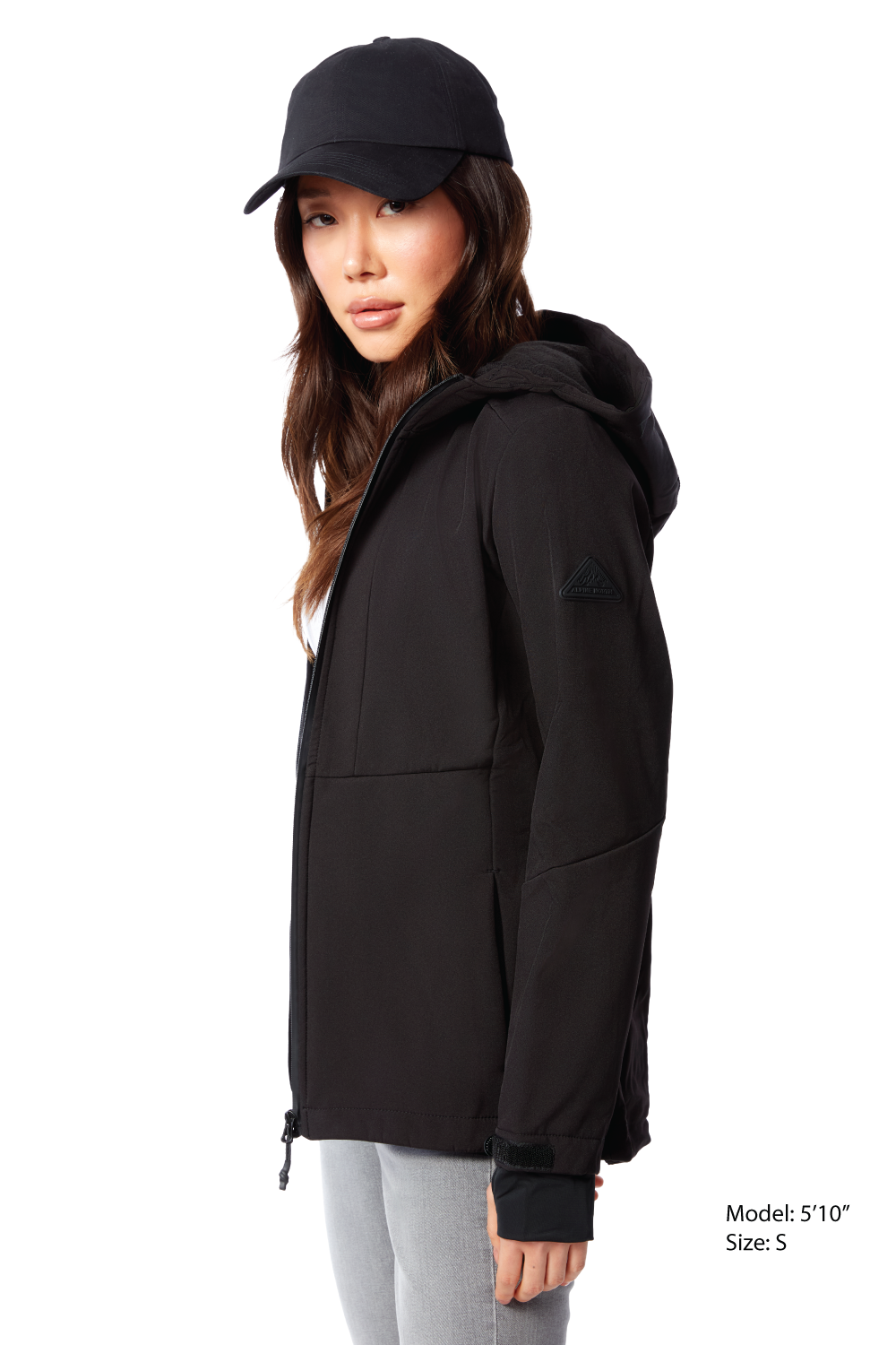 MACKENZIE | COUPE-VENT SOFTSHELL DOUBLÉ EN POLAIRE POUR FEMME, NOIR