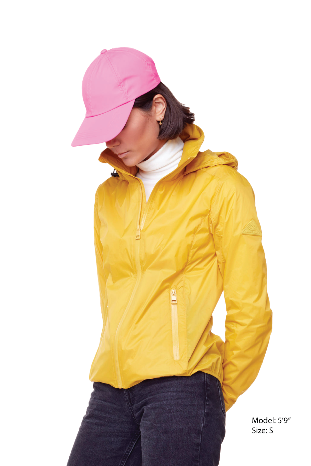 PELLY | VESTE COUPE-VENT ULTRA-LÉGÈRE (RECYCLÉE) POUR FEMME, JAUNE