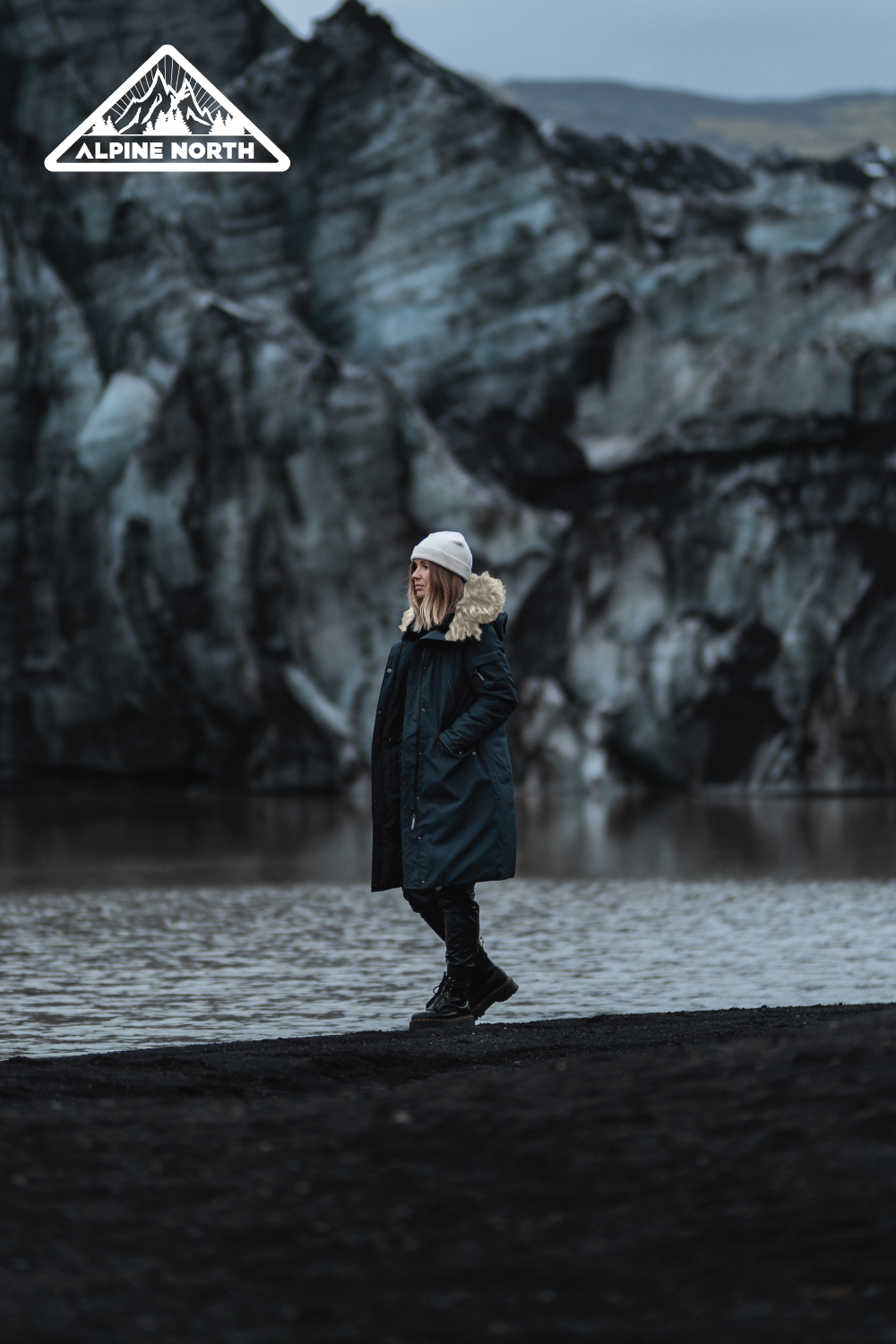 GLACIER | WOMEN'S VEGAN DOWN (RECYCLED) PARKA, CRIMSON