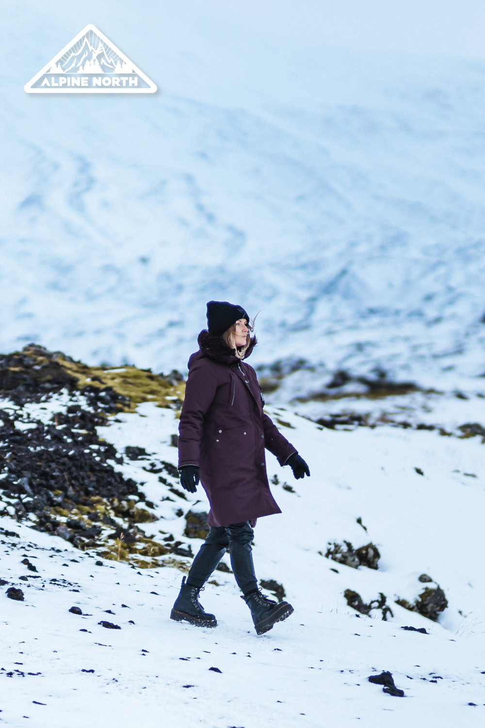 UKON | WOMEN'S VEGAN DOWN (RECYCLED) DRAWSTRING PARKA, NAVY