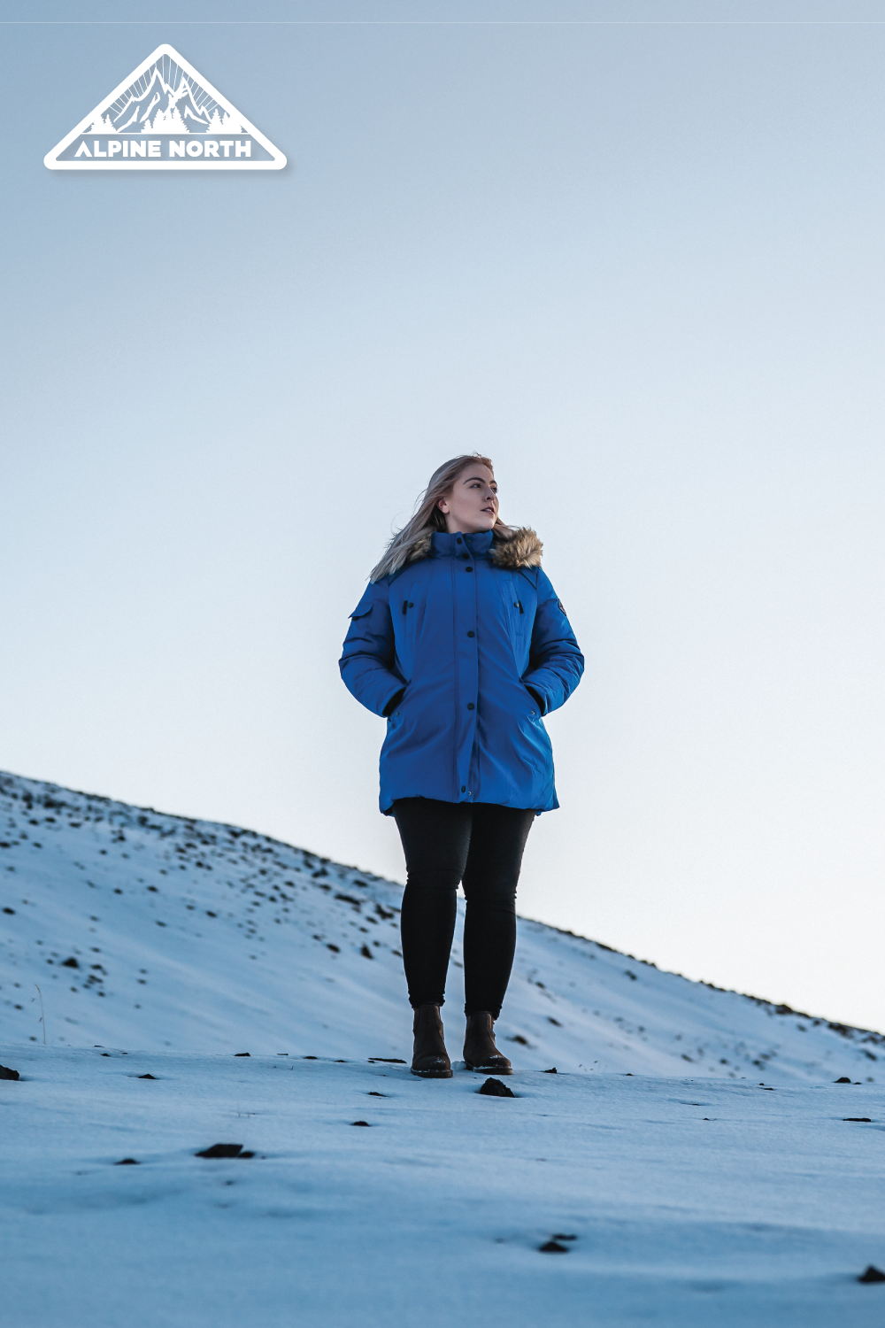 GLACIER PLUS | PARKA FEMME EN DUVET VÉGAN (RECYCLÉE), RAISIN (TAILLE GRANDE)
