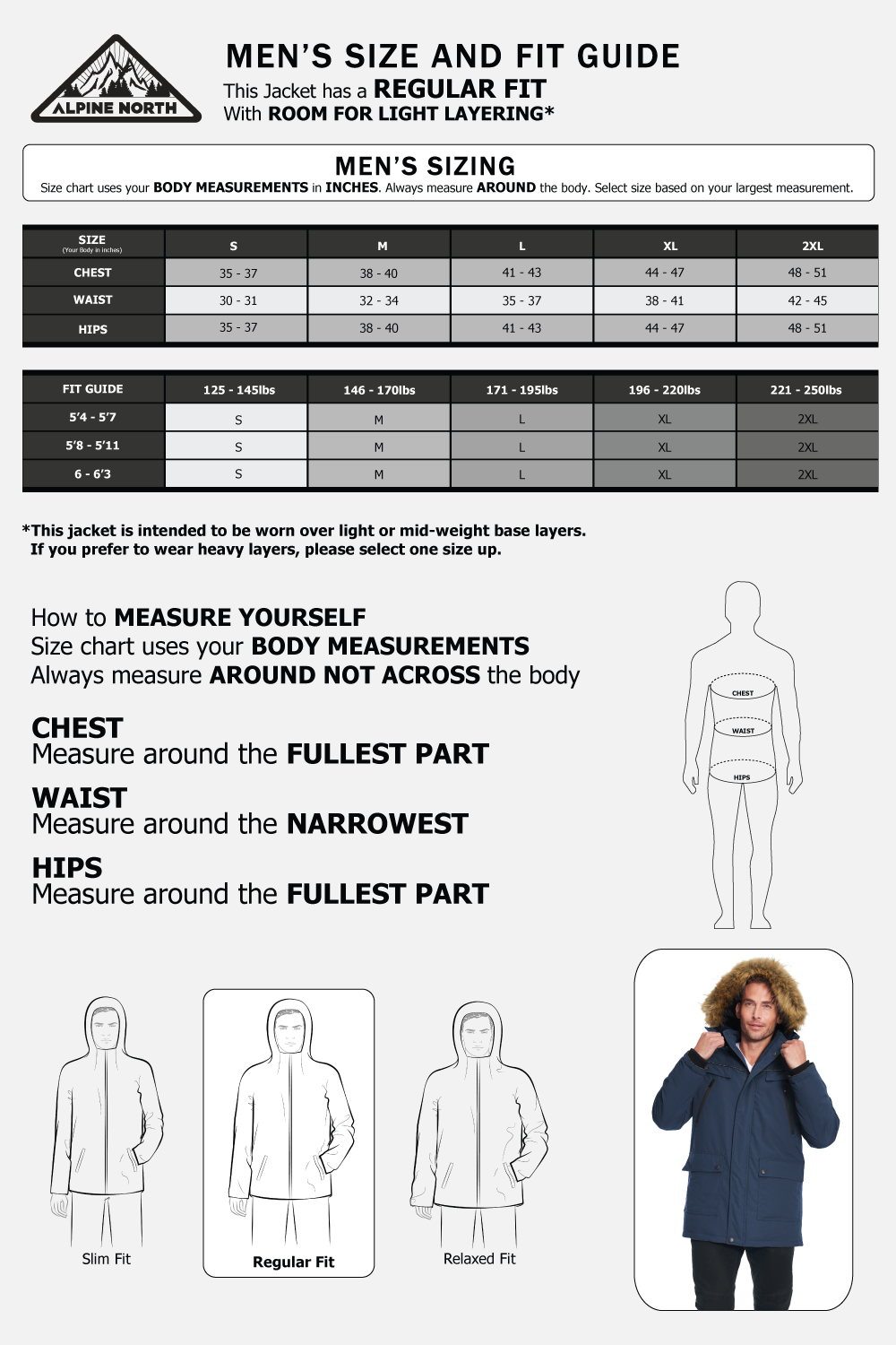 FRASER | PARKA EN DUVET VÉGAN POUR HOMME (RECYCLÉE), BLEU MARINE