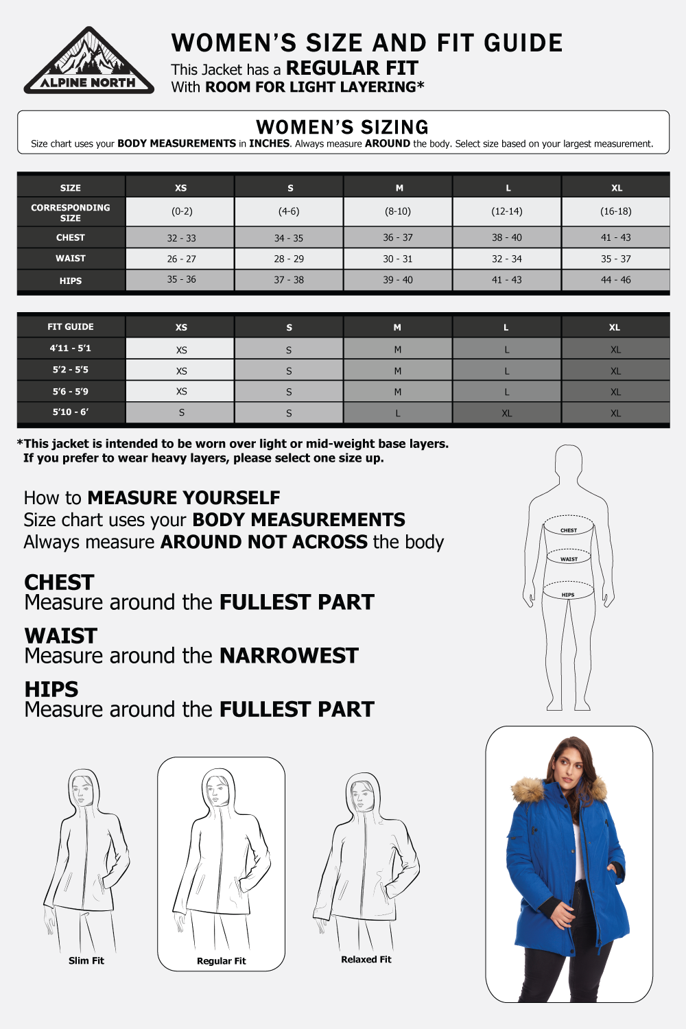 GLACIER PLUS | PARKA FEMME EN DUVET VÉGAN (RECYCLÉE), COBALT (TAILLE GRANDE)