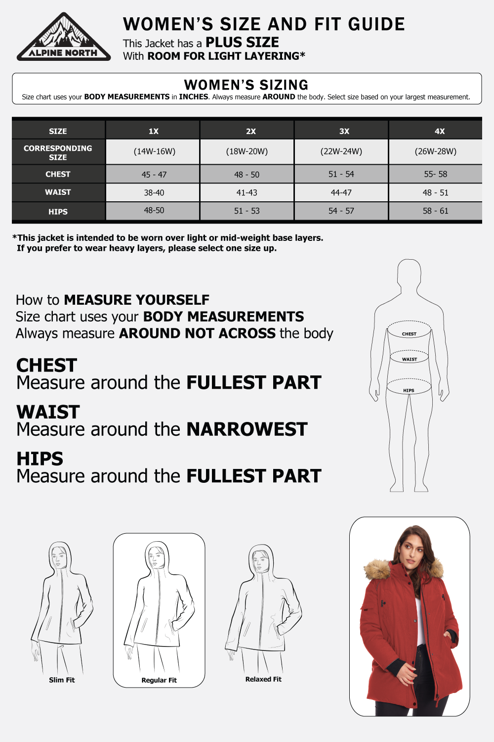 GLACIER PLUS | WOMEN'S VEGAN DOWN (RECYCLED) PARKA, CRIMSON (PLUS SIZE)