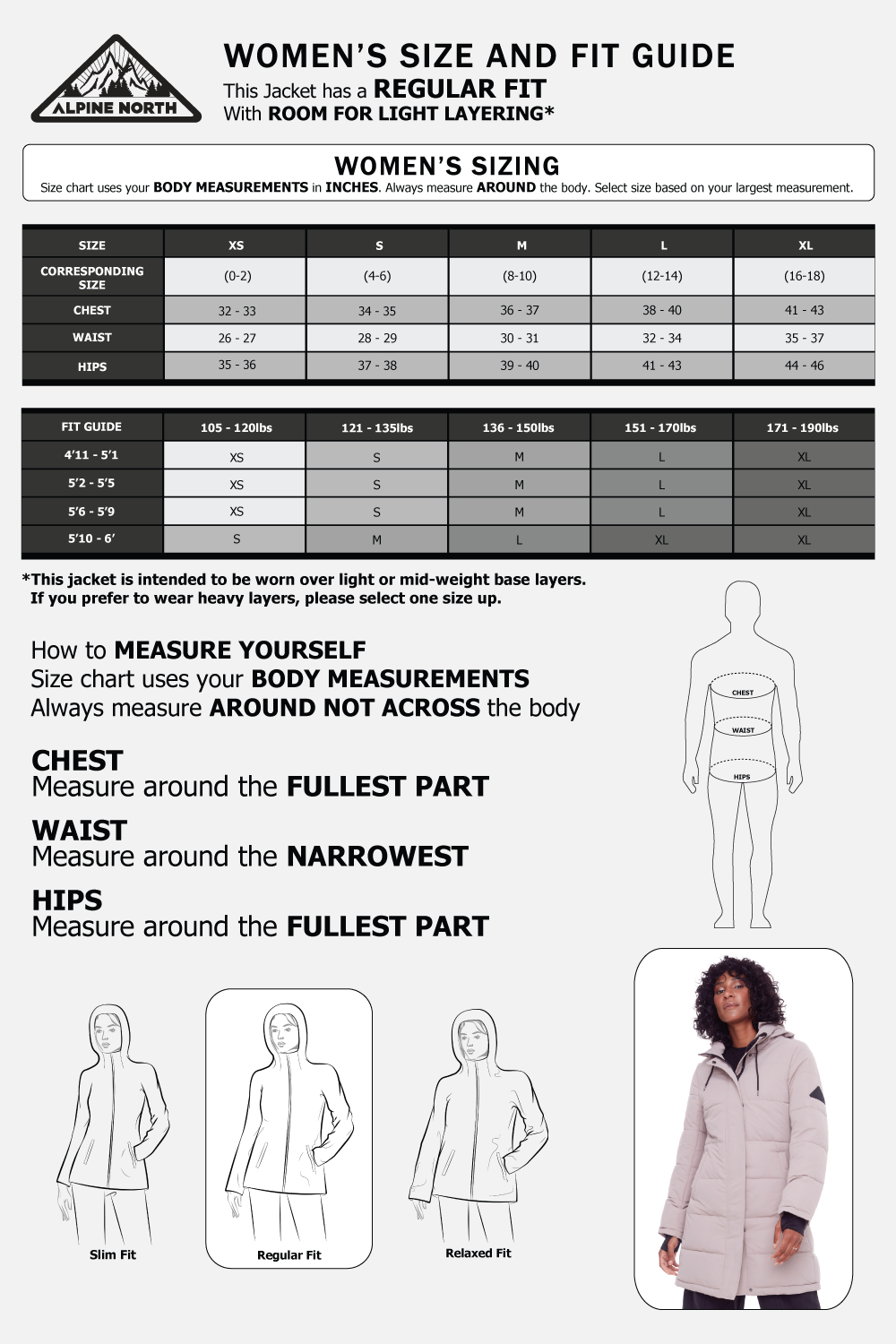 AULAVIK | PARKA À CAPUCHE MI-LONGUE EN DUVET VÉGAN (RECYCLÉE) POUR FEMME, TAUPE CLAIR