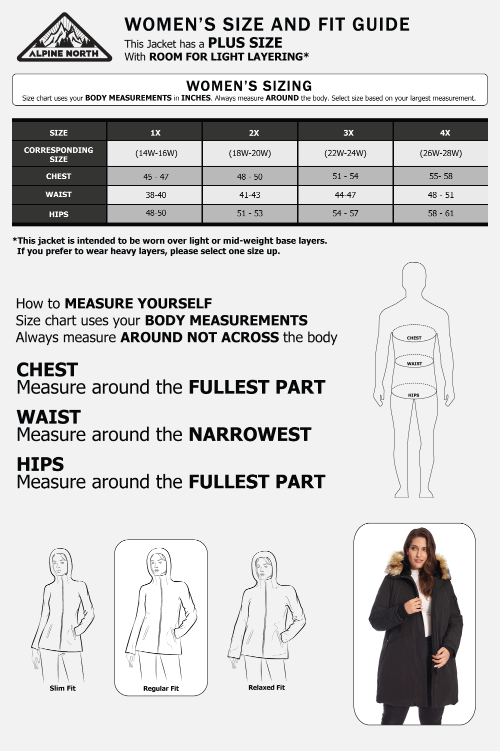 LAURENTIAN PLUS | PARKA LONGUE EN DUVET VÉGAN (RECYCLÉE) POUR FEMME, NOIR (TAILLES GRANDES)