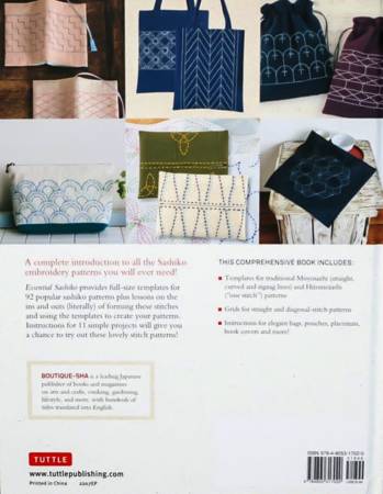 Sashiko essentiel : un dictionnaire des 92 motifs les plus populaires
