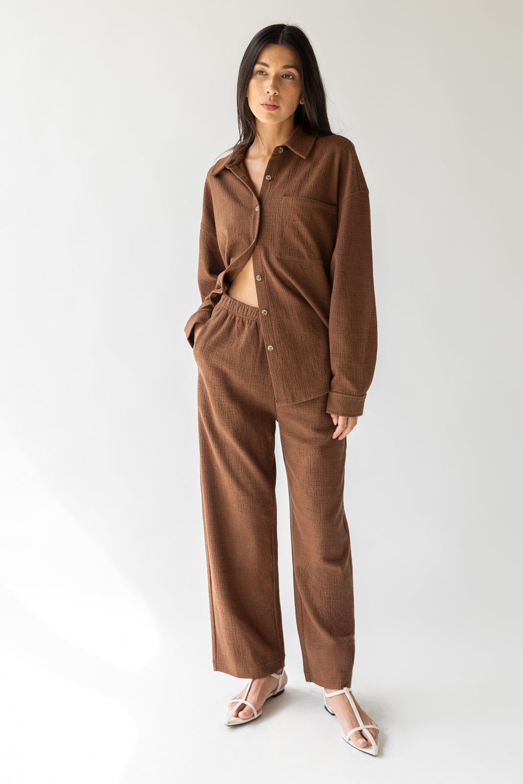 CHEMISE EN MAILLE SURDIMENSIONNÉE