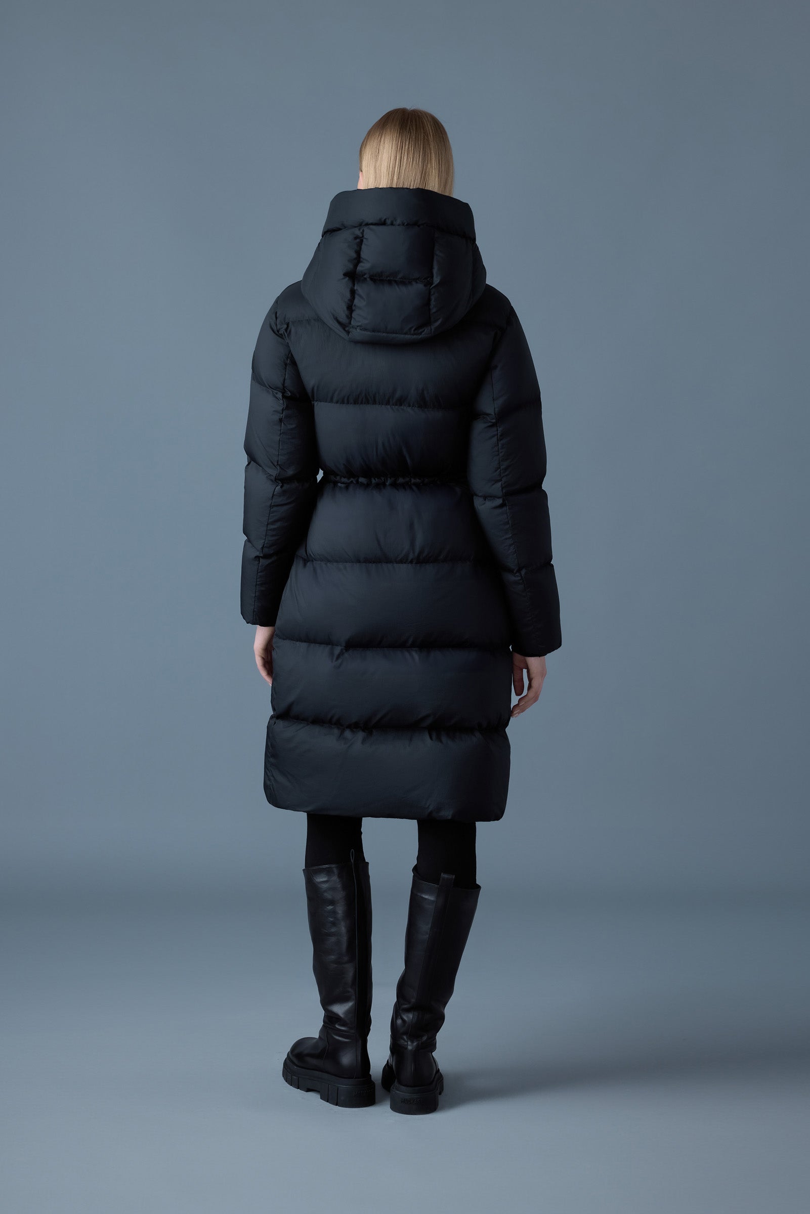 ISHANI-SW Doudoune longue à capuche Softwash