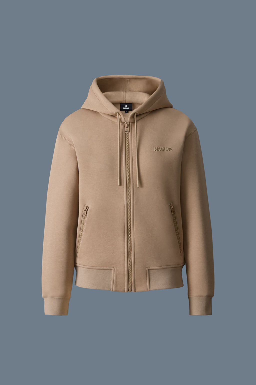 KRYSSA Double-Face Zip-Up Hoodie