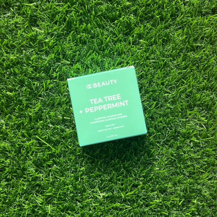 Barre de shampoing à l'arbre à thé et à la menthe poivrée