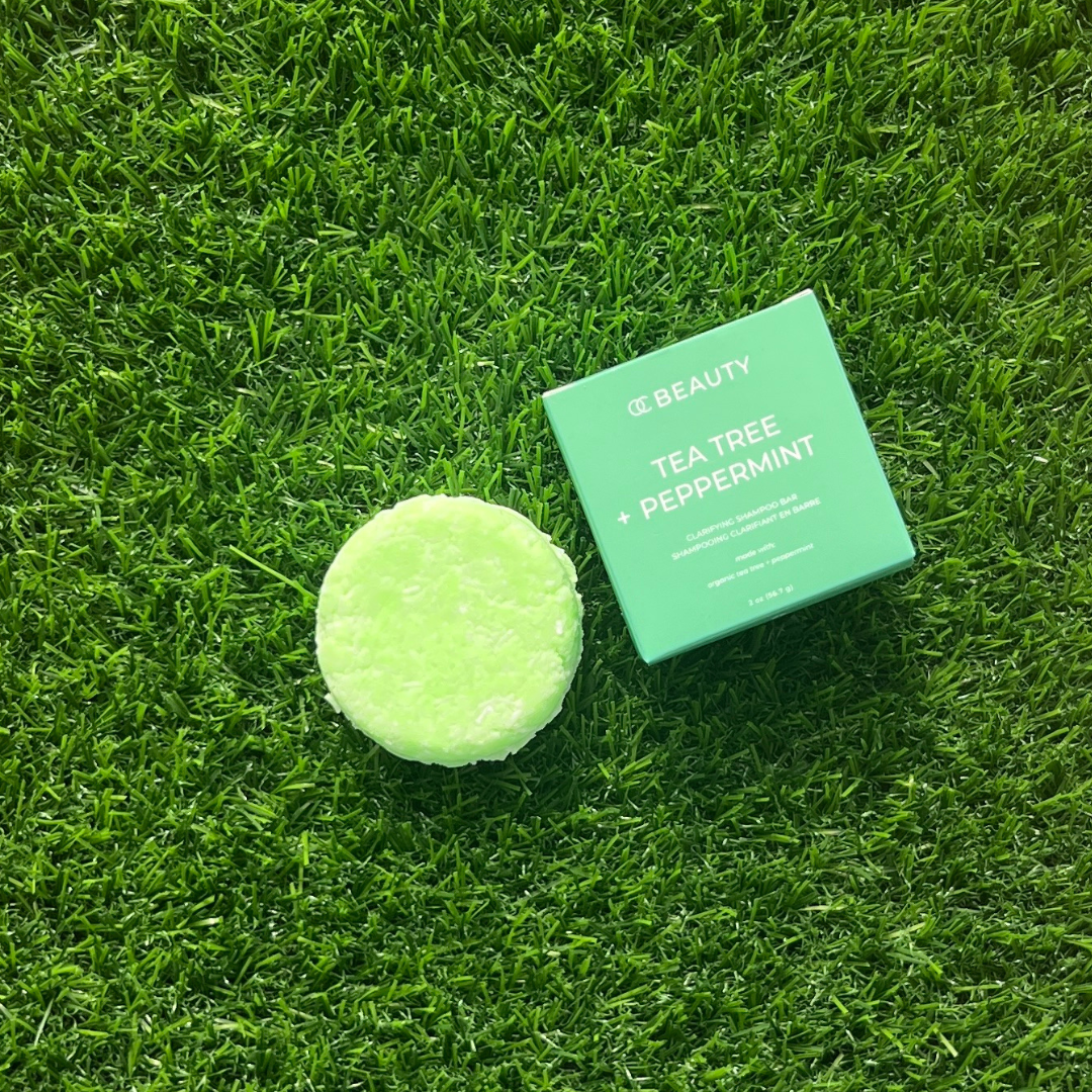 Barre de shampoing à l'arbre à thé et à la menthe poivrée