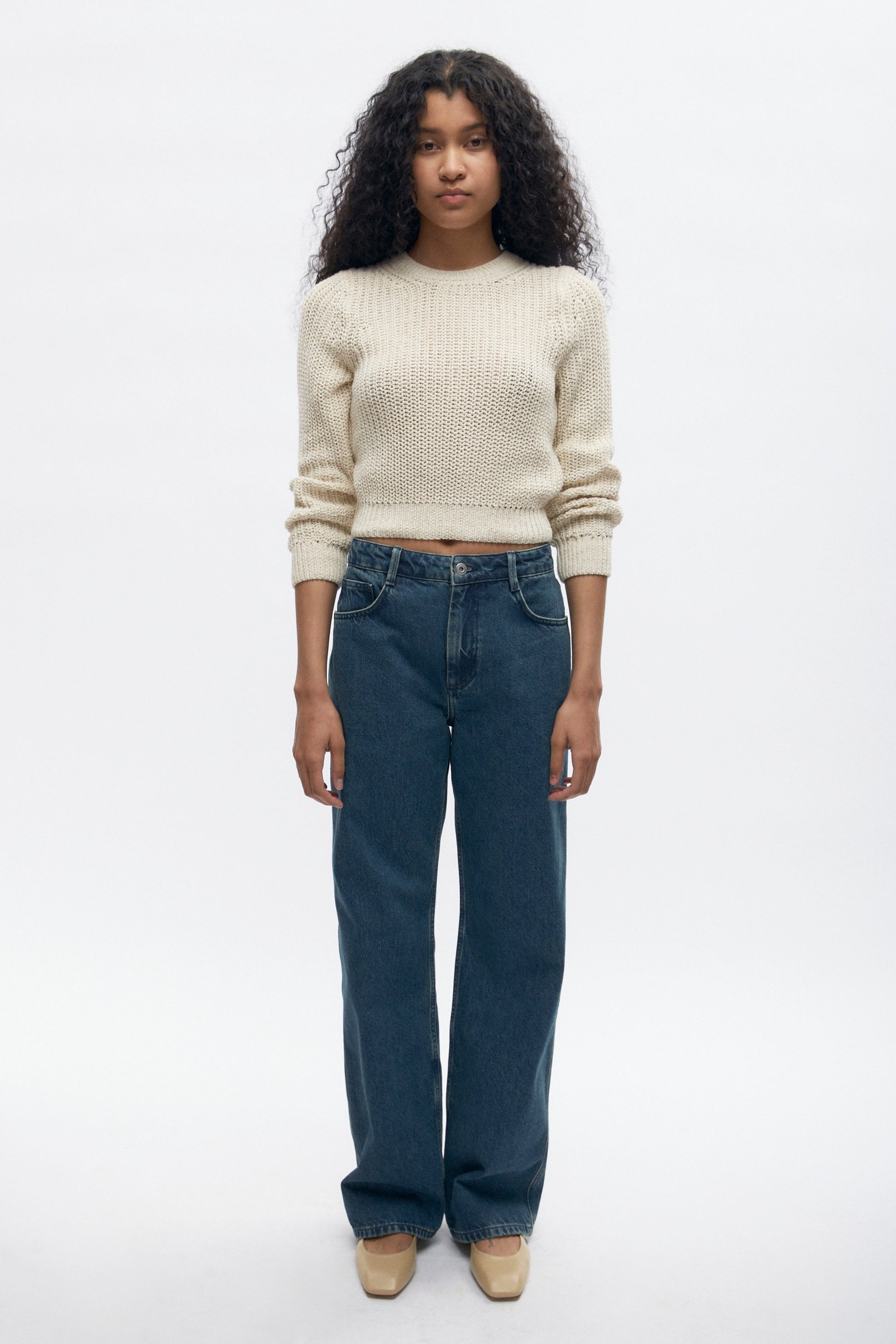 T-shirt à manches longues en tricot Orman pour femme