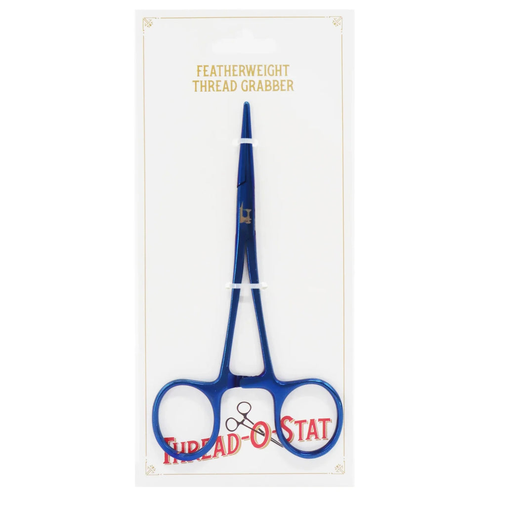 Thread-O-Stat Thread Grabber - Forcep - Blue