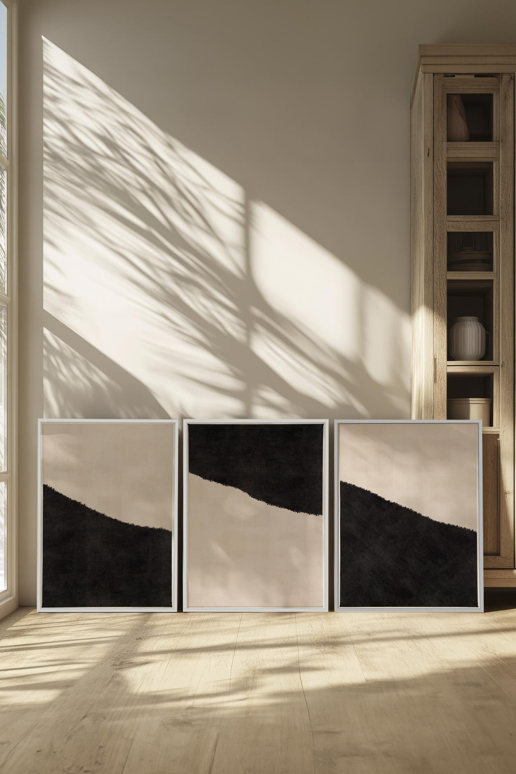 LUXE TRIO (3 Stretched Canvas Artworks)