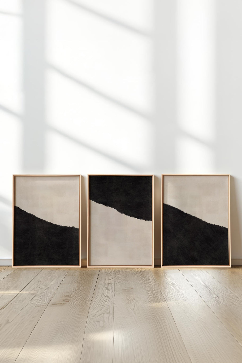 LUXE TRIO (3 Stretched Canvas Artworks)
