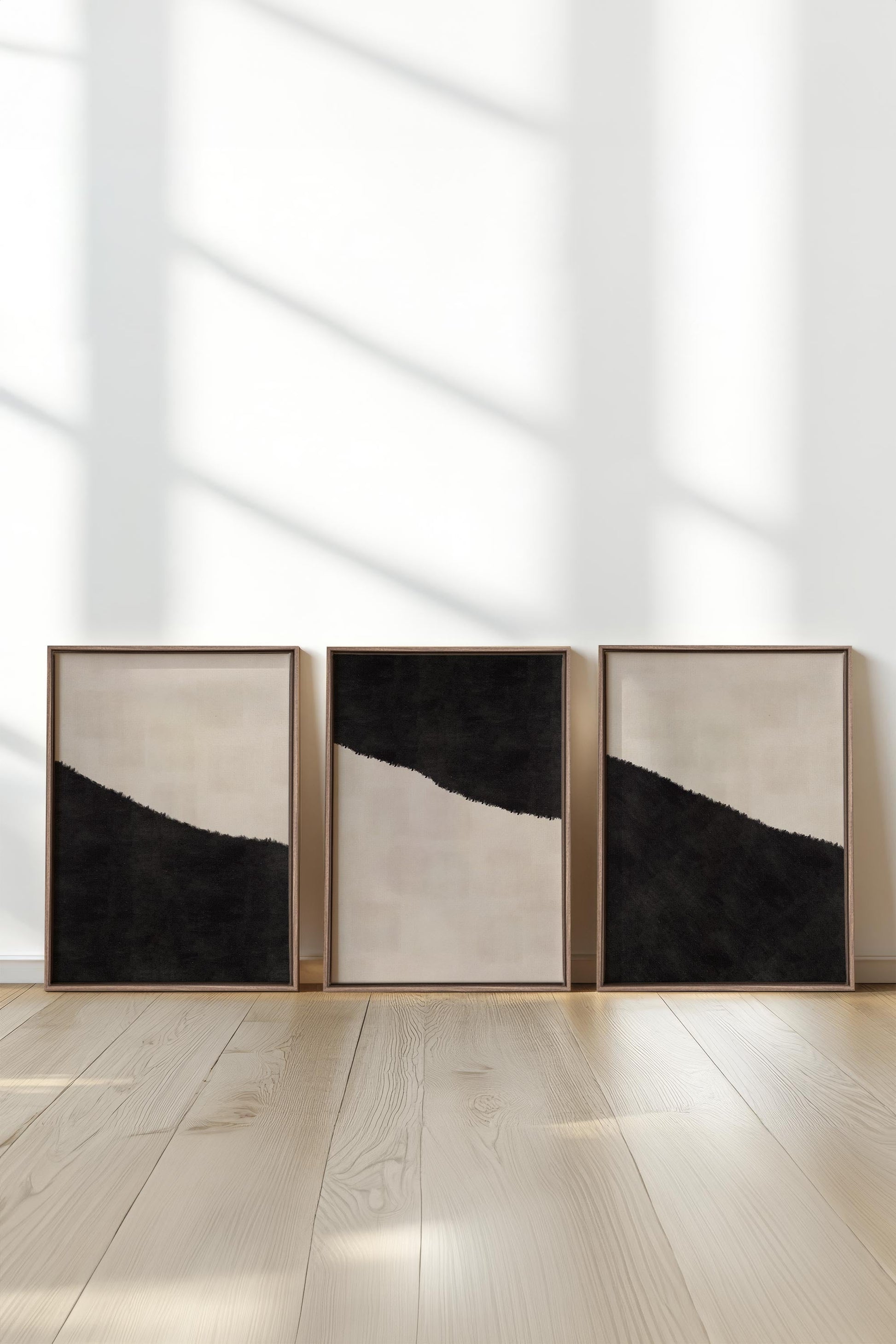 LUXE TRIO (3 Stretched Canvas Artworks)