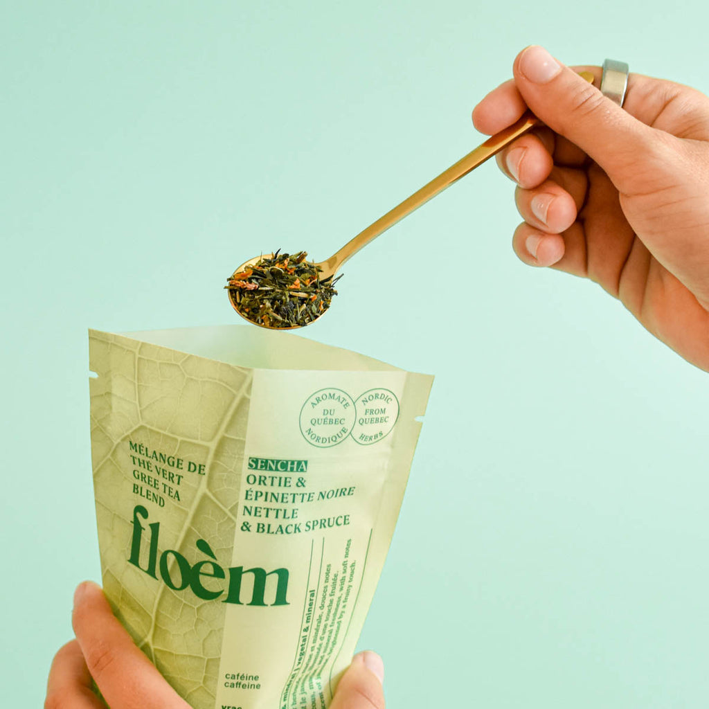 Loose Leaf Tea - Sencha Green Tea, Nettle & Black Spruce
