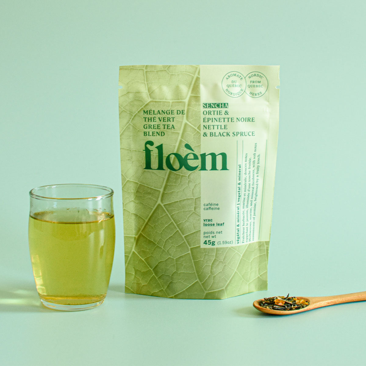 Loose Leaf Tea - Sencha Green Tea, Nettle & Black Spruce