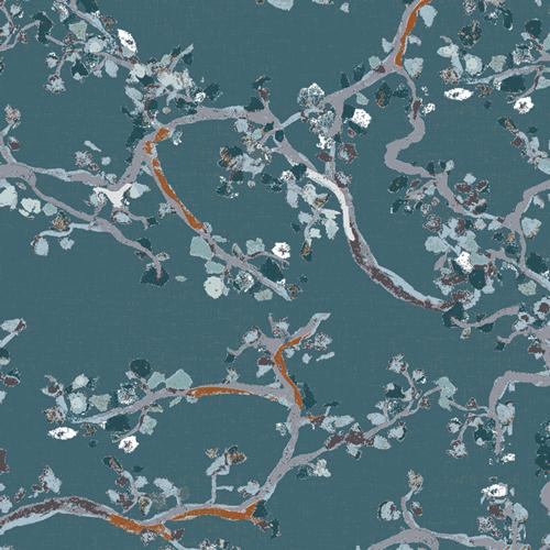 AGF Twenty; Forêt de feuilles enchantées, 1/4 yard
