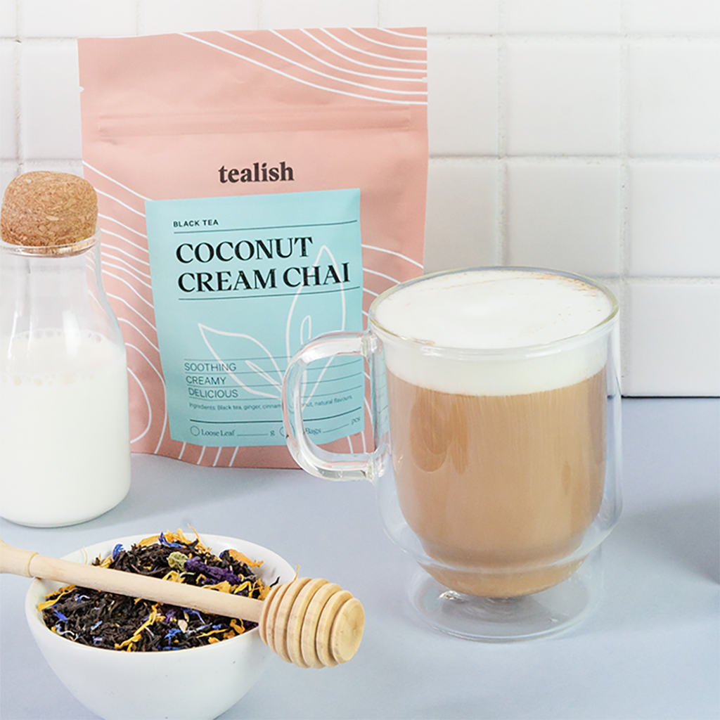 Chai à la crème de noix de coco 