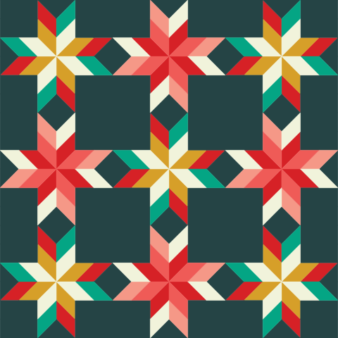 Silk Stars Quilt Kit