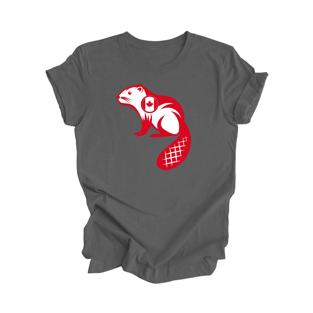 The Beaver Canada - Canadian Gift T-Shirt, Canada Present, National Symbol Tee Shirt, Canada Shirt, Area Code Shirt, Ottawa Shirt, Canada Tee - Inspired X