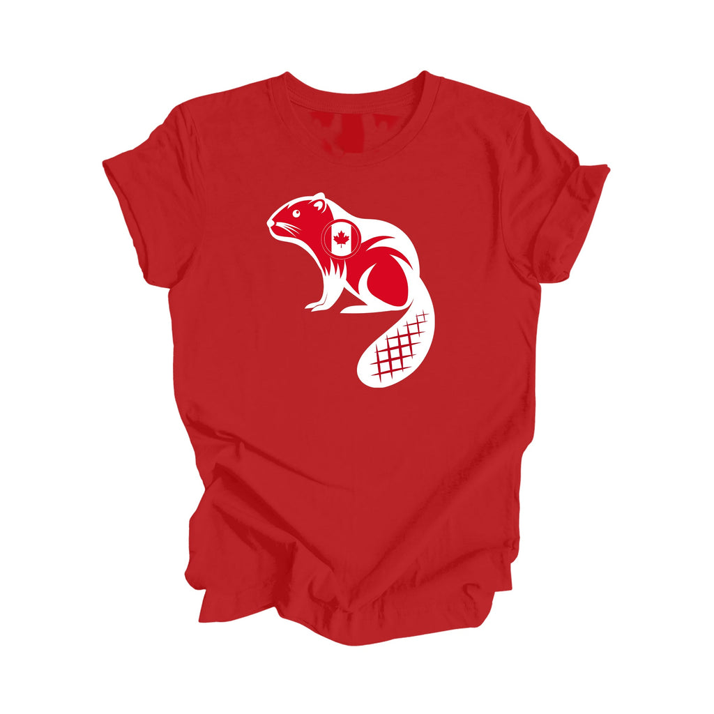 The Beaver Canada - Canadian Gift T-Shirt, Canada Present, National Symbol Tee Shirt, Canada Shirt, Area Code Shirt, Ottawa Shirt, Canada Tee - Inspired X