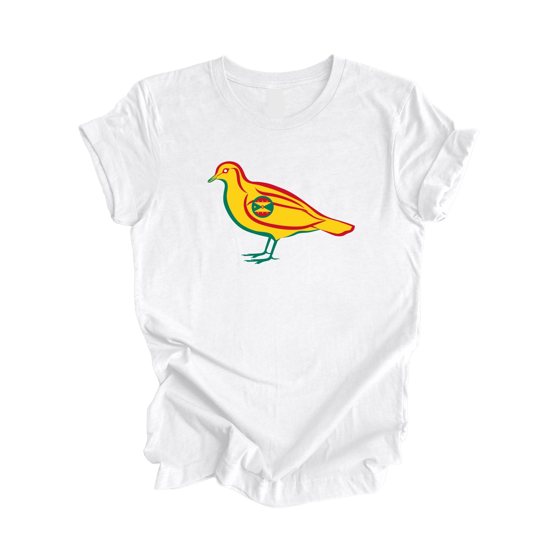 The Dove Grenada - Grenadian Dove Gift T-Shirt, Grenada Present, National Symbol Tee Shirt, Carribean Shirt, 473 Area Code Shirt, Saint George's Shirt, West Indies Tee - Inspired X