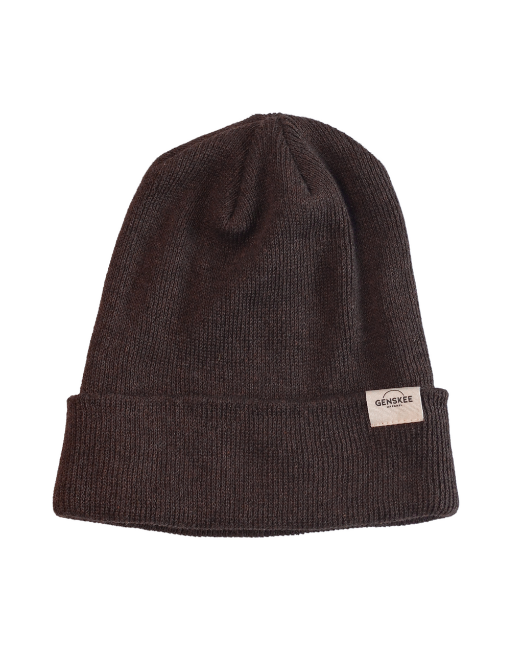 The Cotton Fine Knit Toque in Chocolate