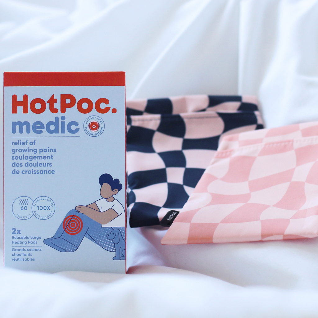 Pack chauffant réutilisable HotPoc Medic pour enfants — Lot de 2 avec pochettes