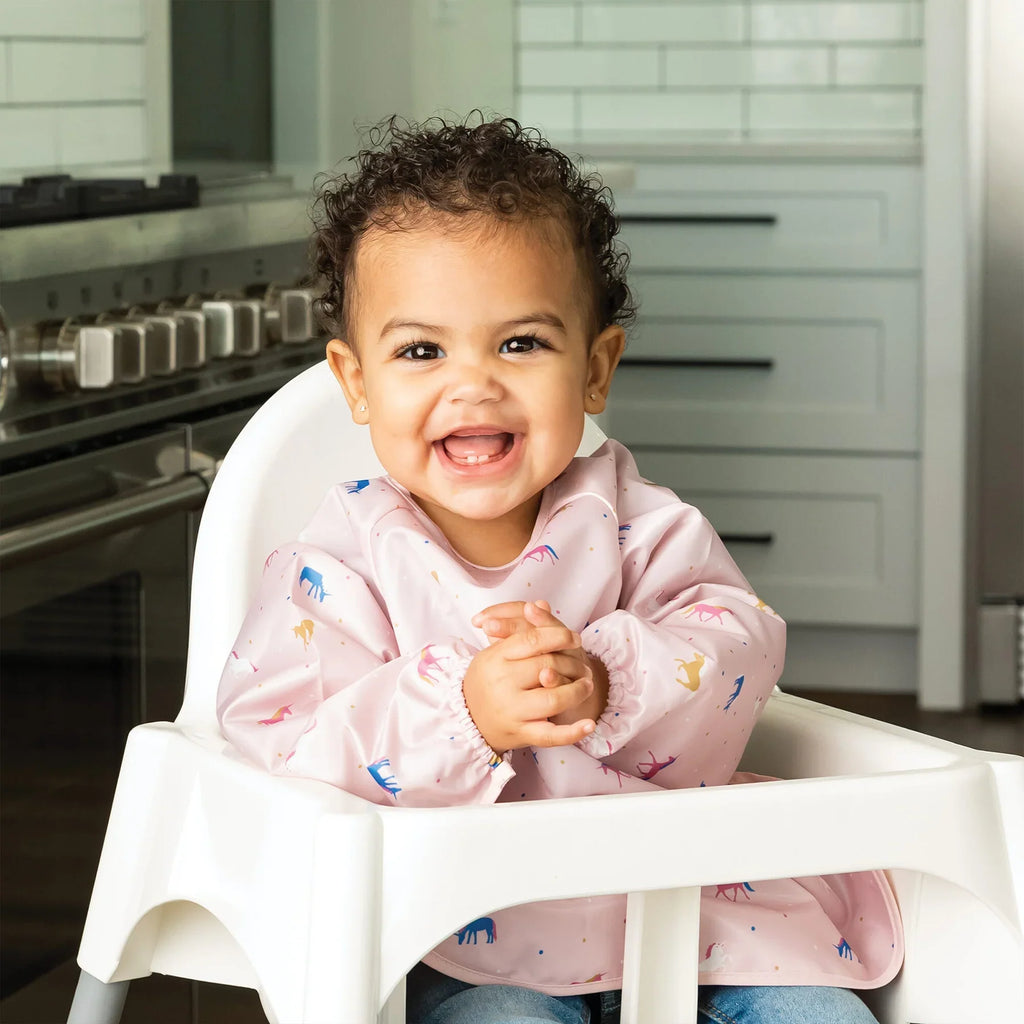 Tiny Twinkle Mess-proof Full Sleeve Bib 6-24M