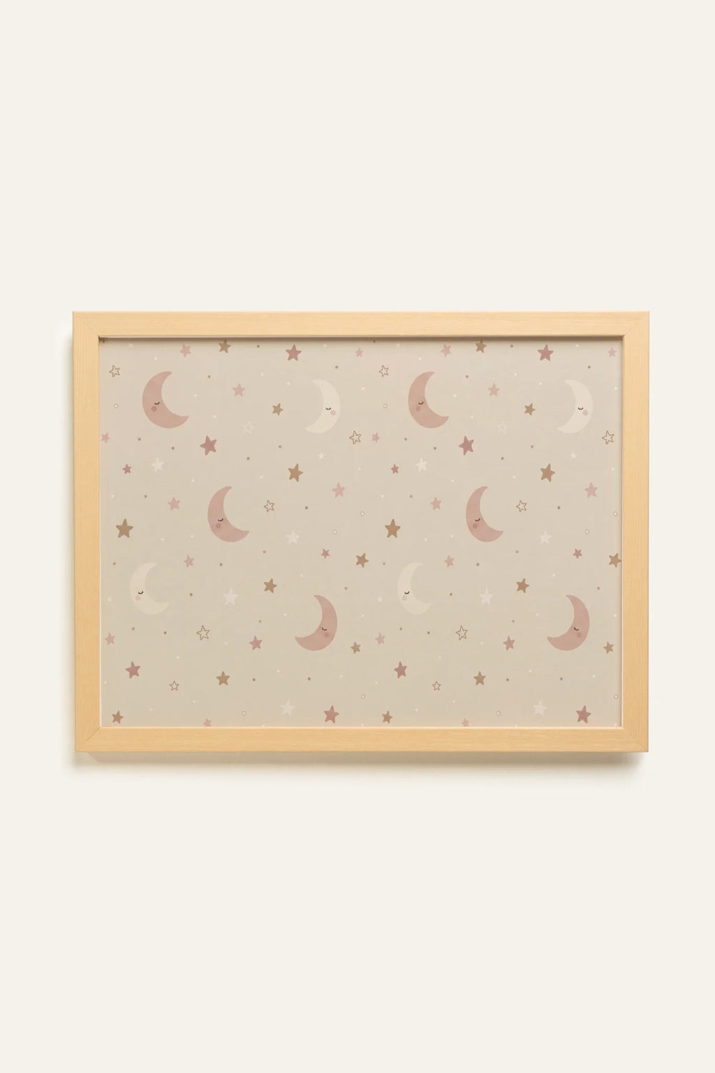 TINY STARS, Artwork on Stretched Canvas, Natural Clear Frame (collective)