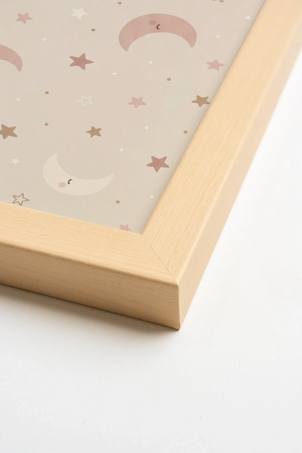 TINY STARS, Artwork on Stretched Canvas, Natural Clear Frame (collective)