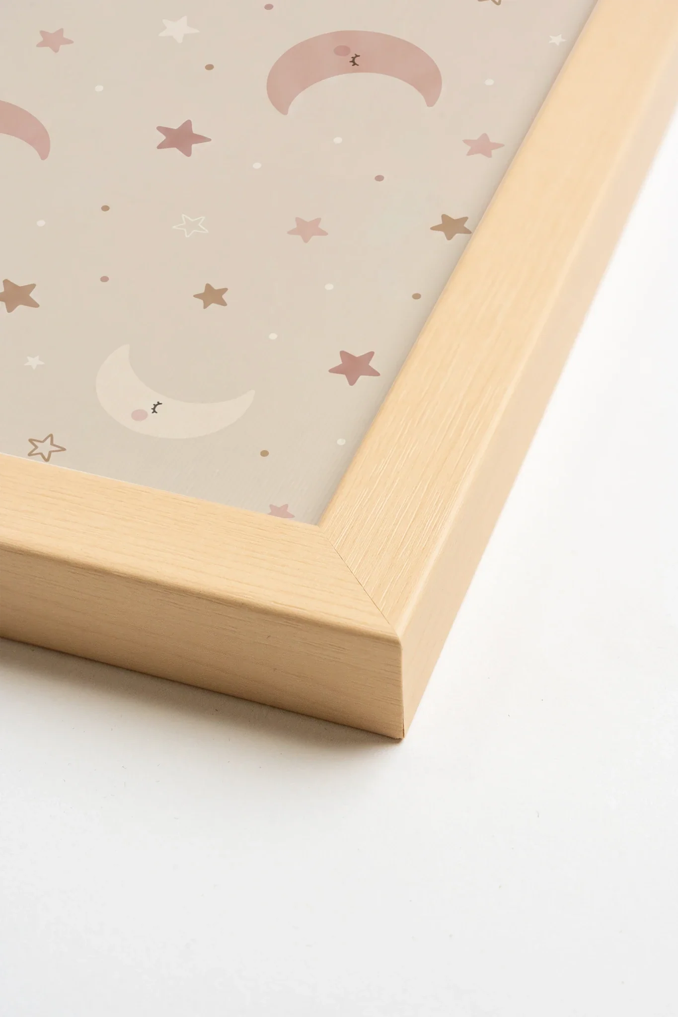 TINY STARS, Artwork on Stretched Canvas, Natural Clear Frame (collective)