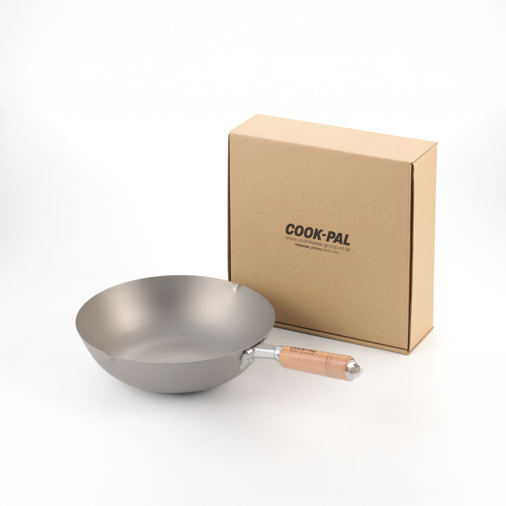 Wok en titane Yoshikawa Cook-Pal 36 cm