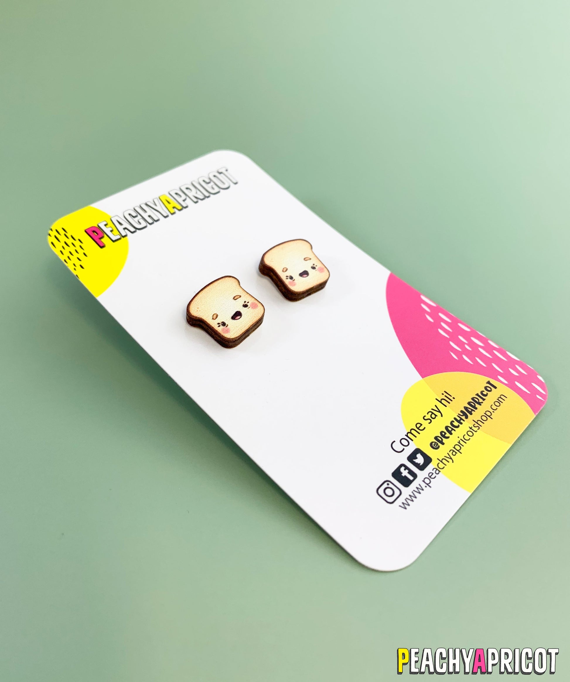 Kawaii Toast Earrings
