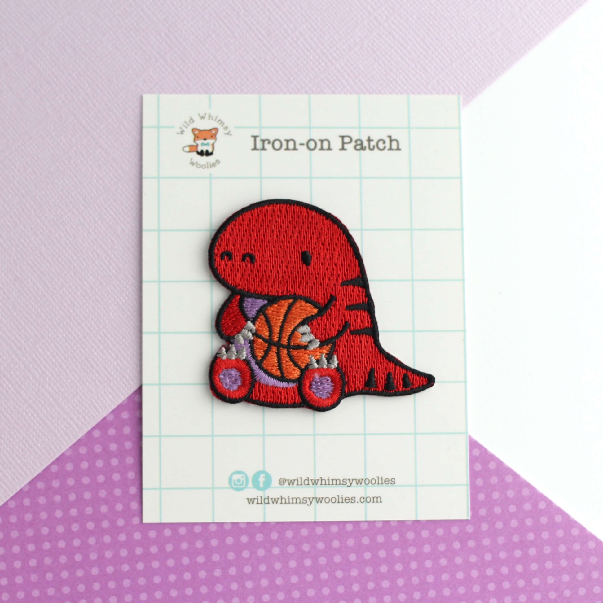 Patch thermocollant brodé Basketball Raptor