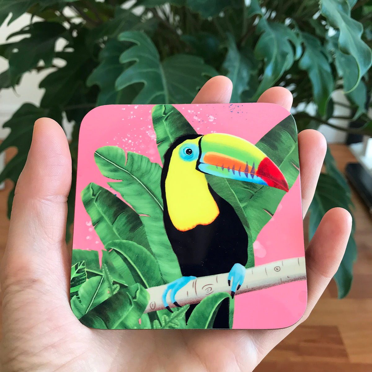 Dessous de verre Toucan tropical