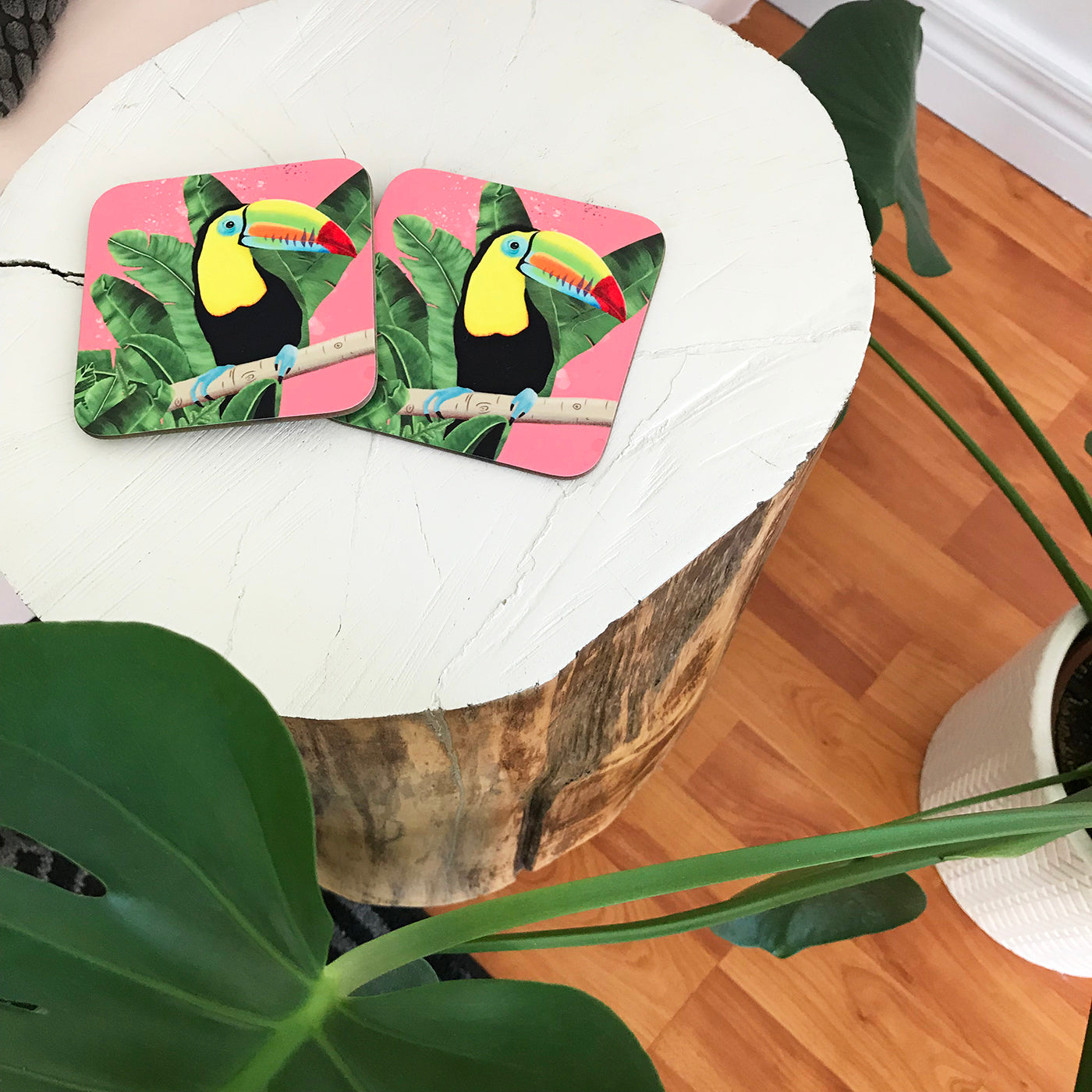 Dessous de verre Toucan tropical