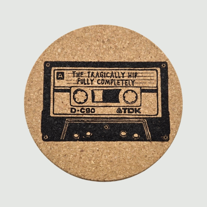 Tragically Hip Cassette Coasters