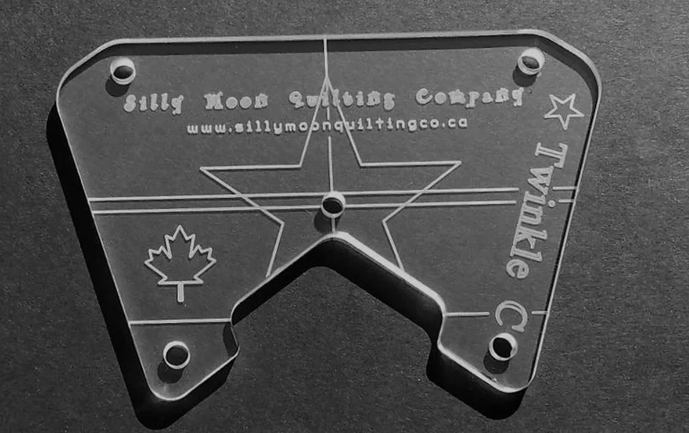 Silly Moon Ruler, Twinkle C, 1/8"