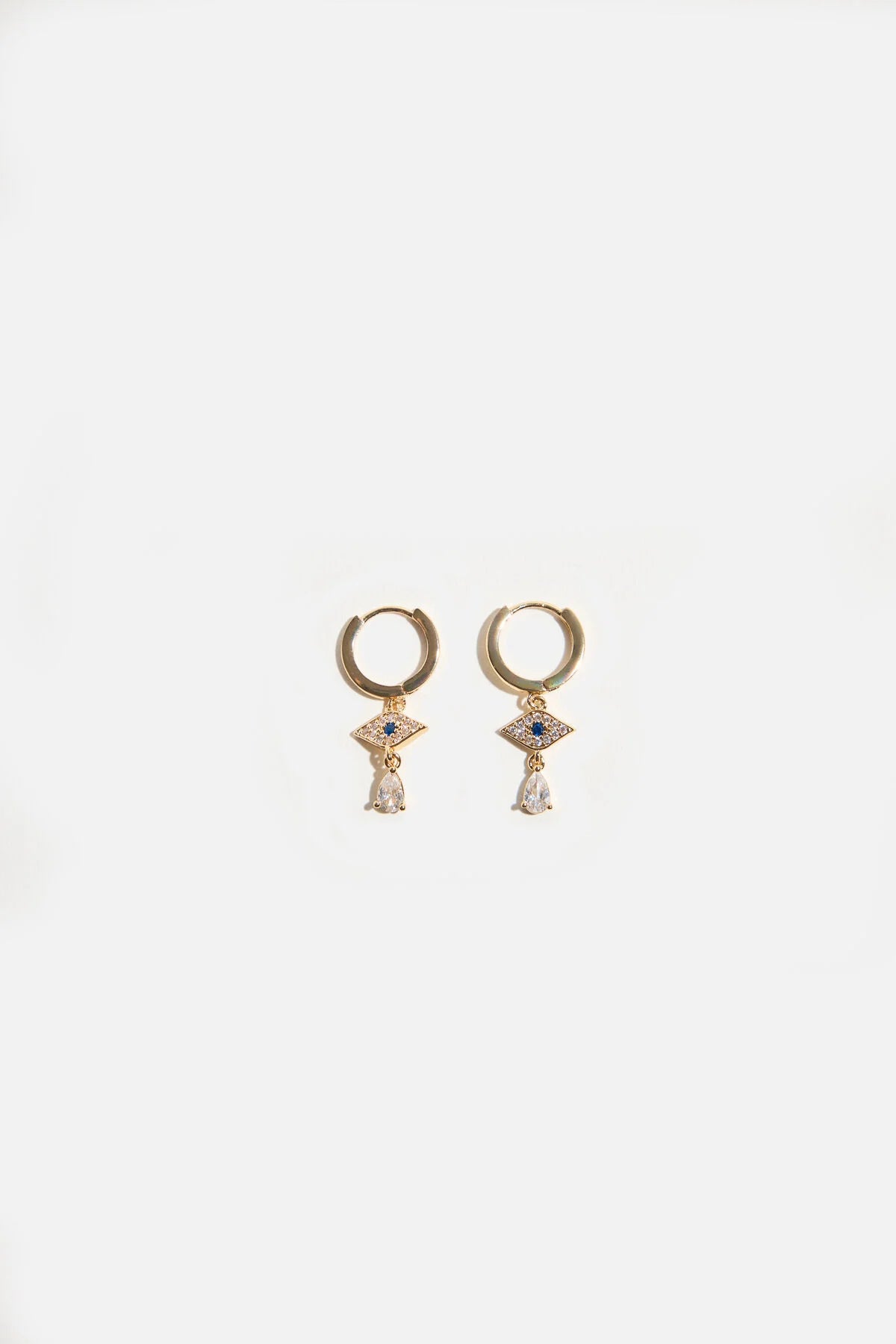 Boucles d'oreilles Huggie Mauvais Œil