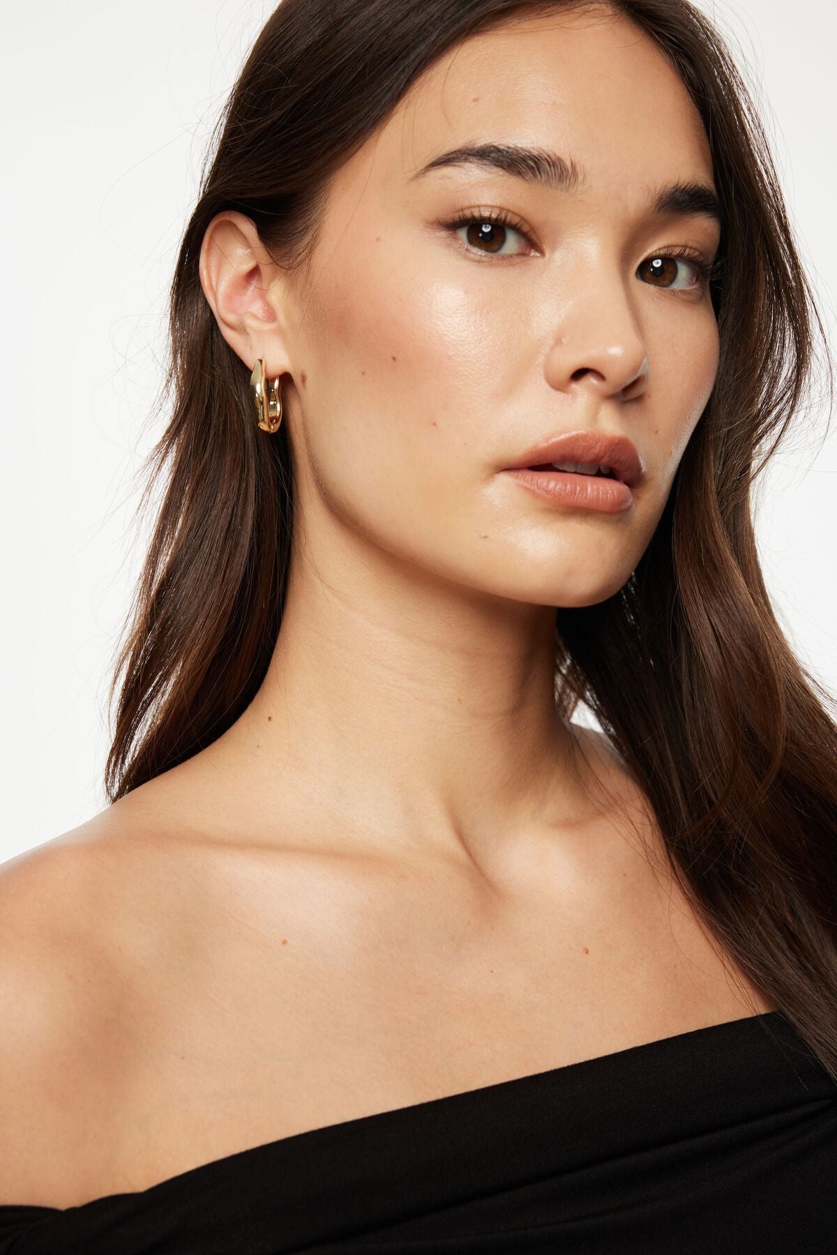 Boucles d'oreilles créoles à vagues