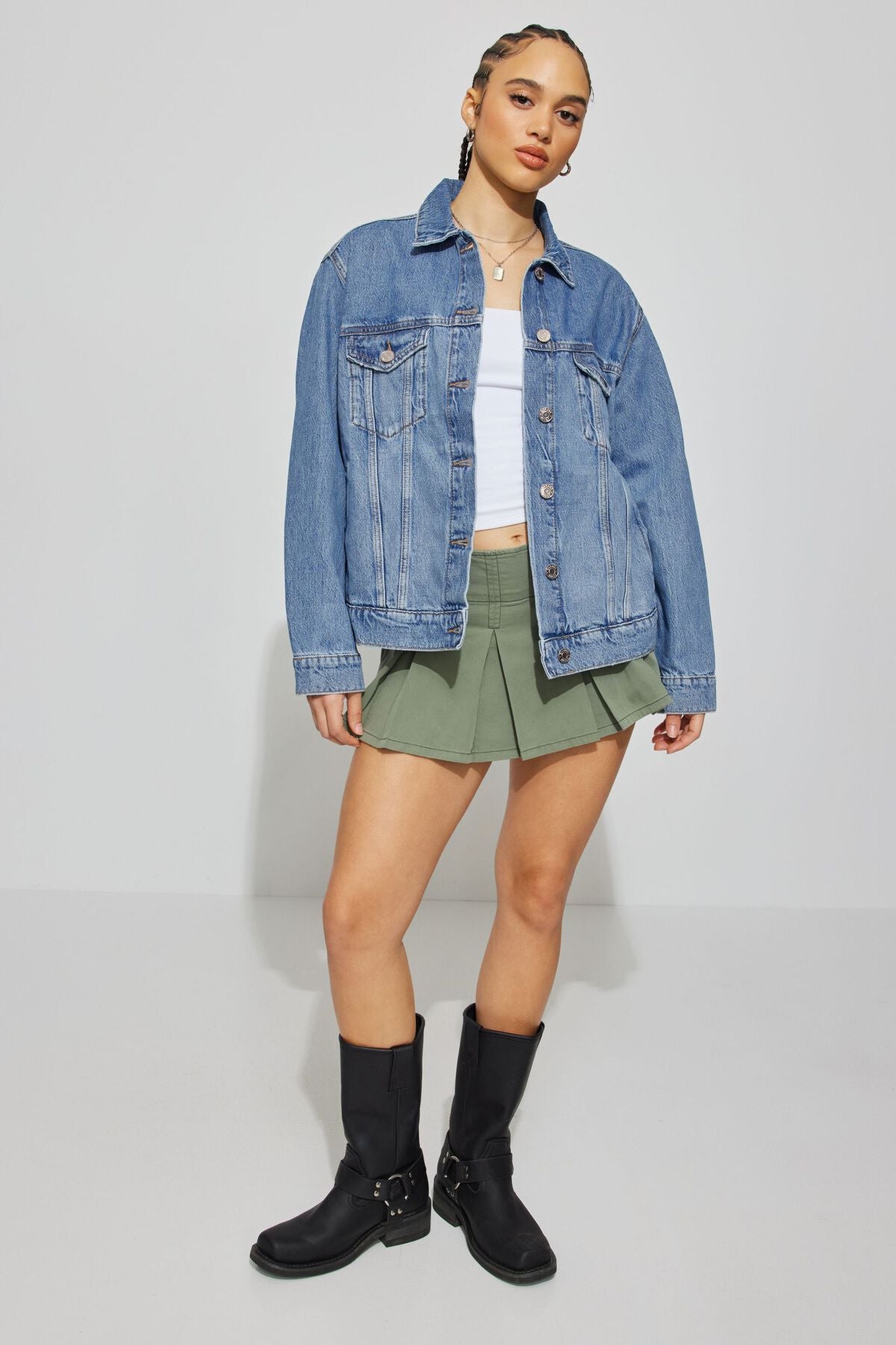 Jupe-short plissée Lexi