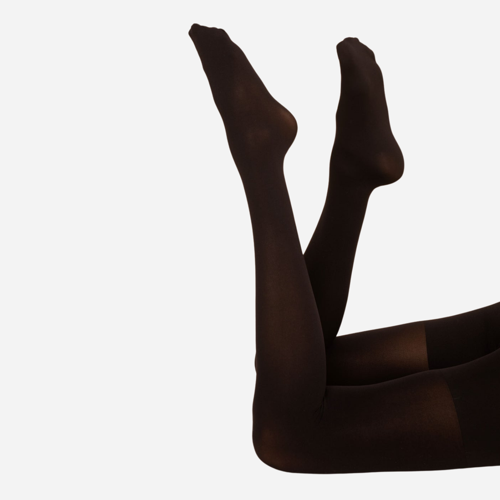 Collants noirs opaques Threads Contour